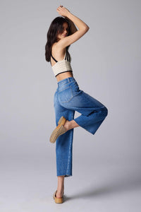 High Rise Crop Style Jeans