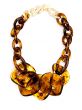 Semi-Translucent Marbled Necklace