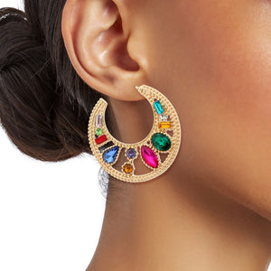 Hoops of Color Earrings